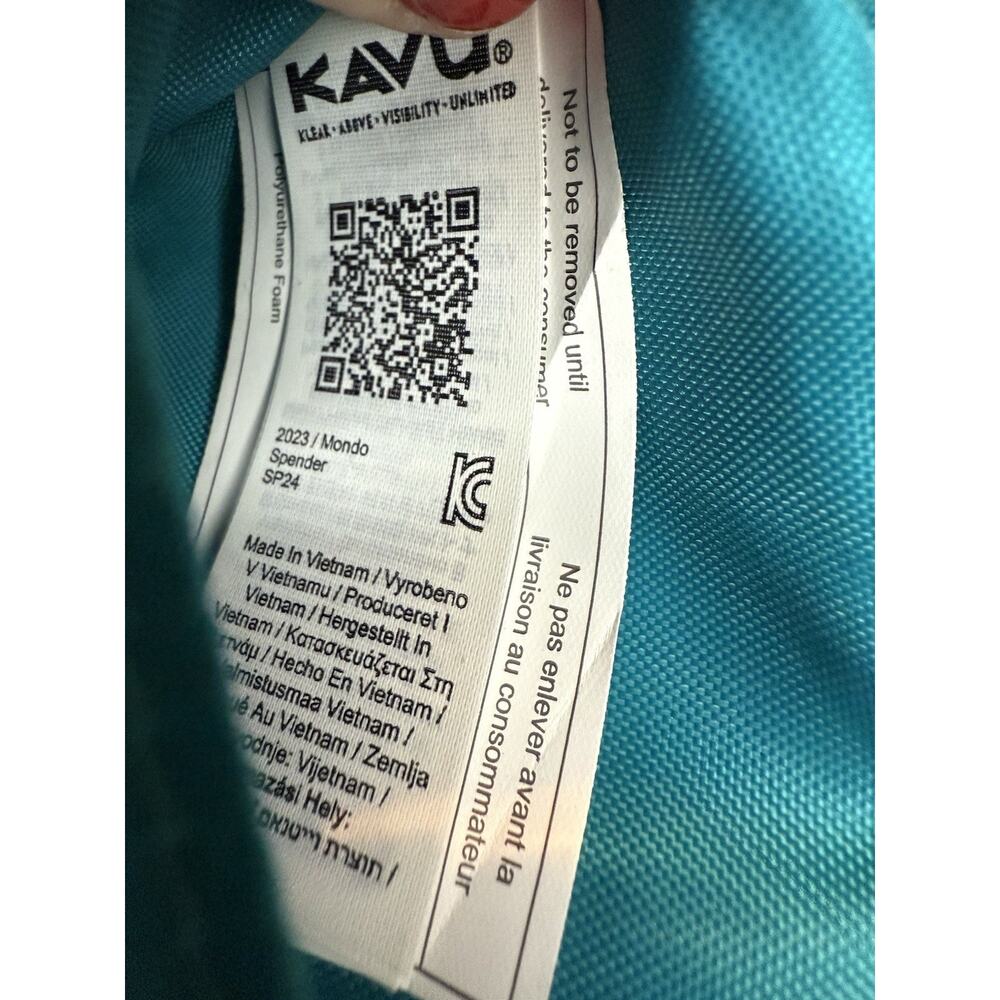 Kavu Mondo Spender Wallet Floral Coral Teal Multicolor - Picture 4 of 5